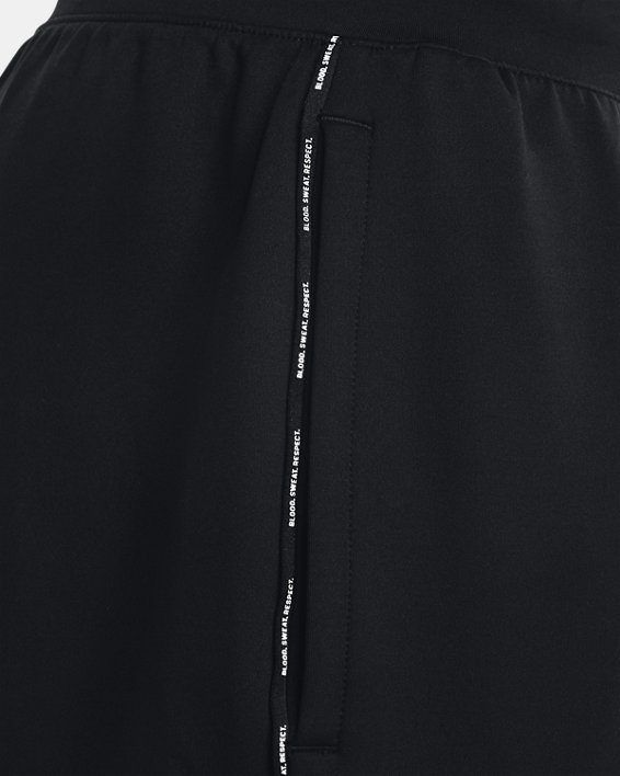 Men's Project Rock Knit Track Pants in Black image number 3